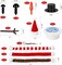 9 Pack Build a Snowman Kit Snowman Crafts for Kids,Modeling Clay Snowman DIY Kit, Christmas Stocking Stuffers for Kids,Christmas Crafts Xmas Gift